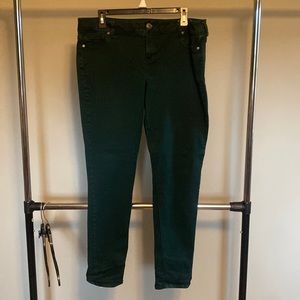Dark Green Jeggings. XL
